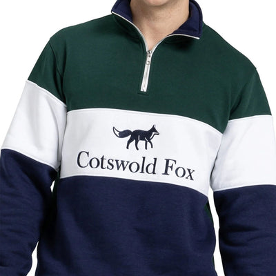 Cotswold Fox Cirencester Quarter Zip Jumper