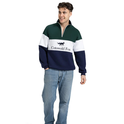 Cotswold Fox Cirencester Quarter Zip Jumper