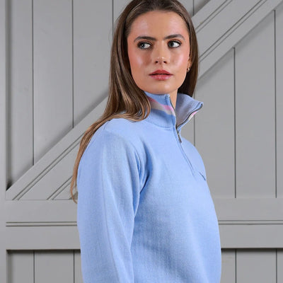 Cotswold Fox Knitted Quarter Zip