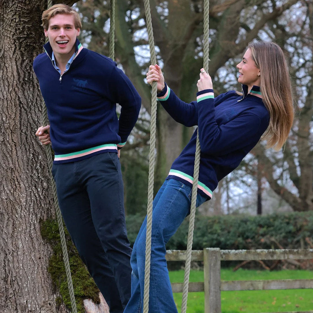 Cotswold Fox Knitted Quarter Zip