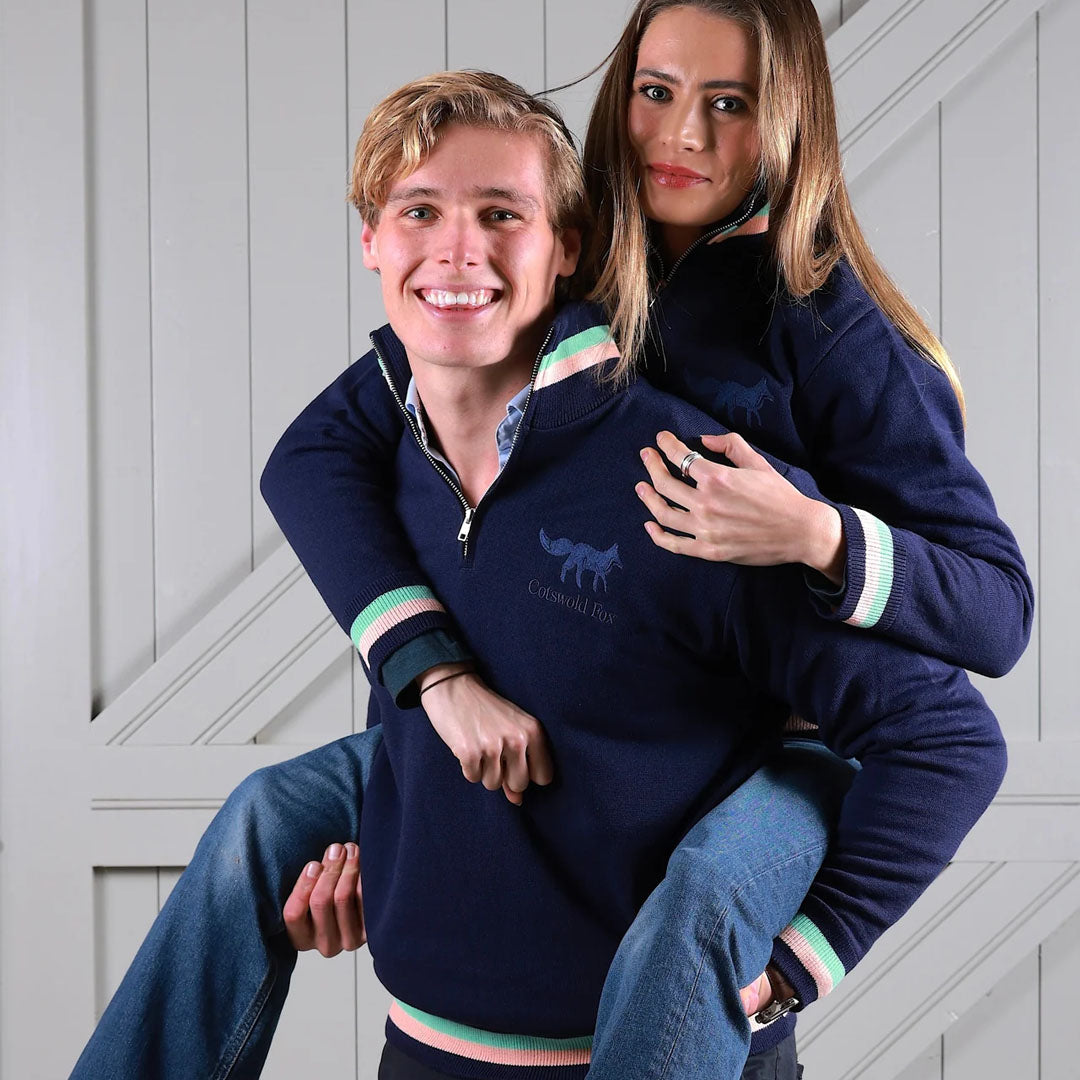 Cotswold Fox Knitted Quarter Zip