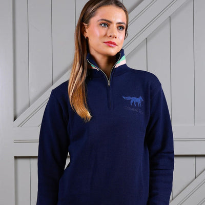 Cotswold Fox Knitted Quarter Zip