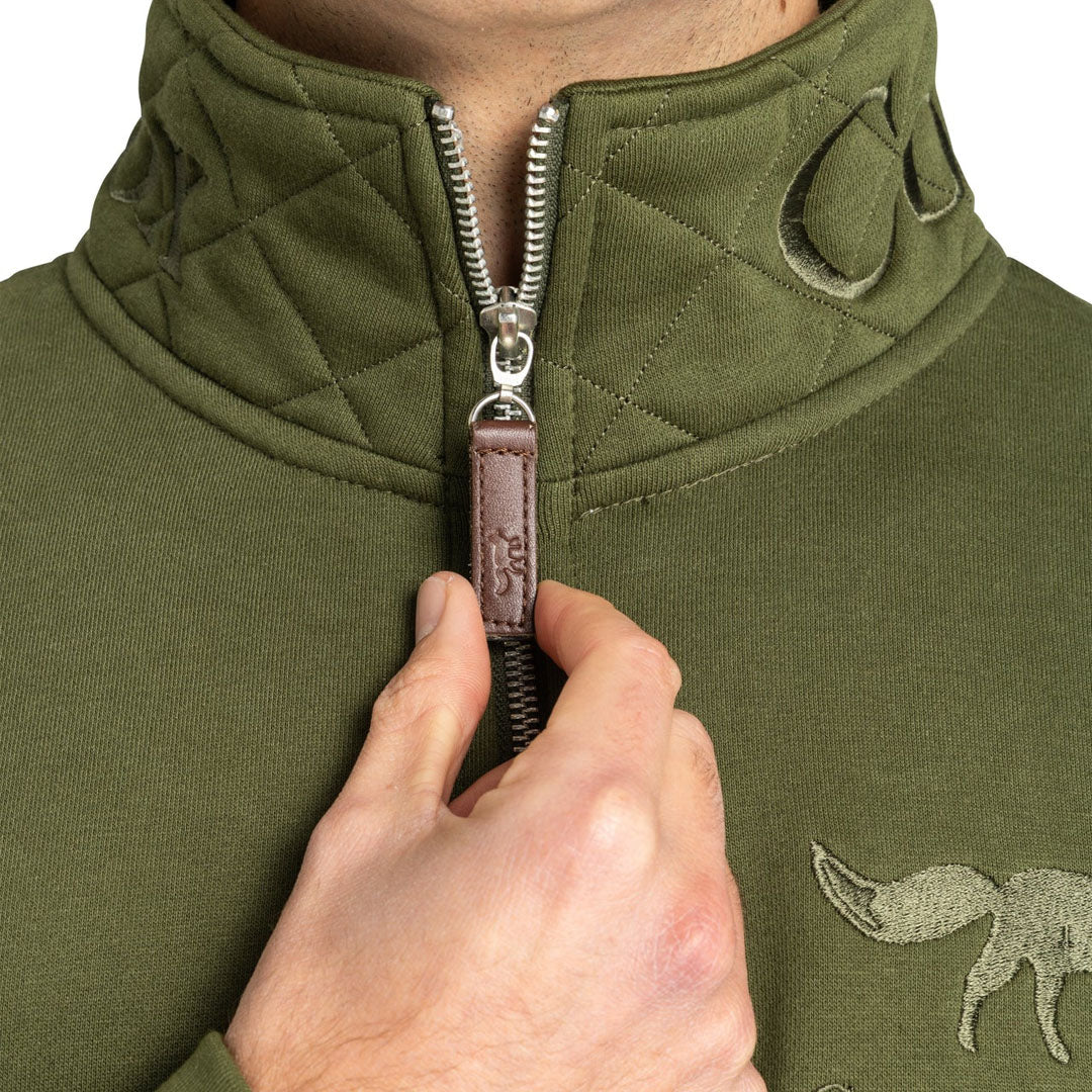 Cotswold Fox Tetbury Quarter Zip Jumper