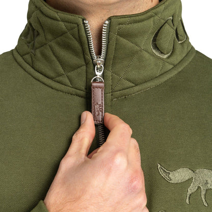 Cotswold Fox Tetbury Quarter Zip Jumper