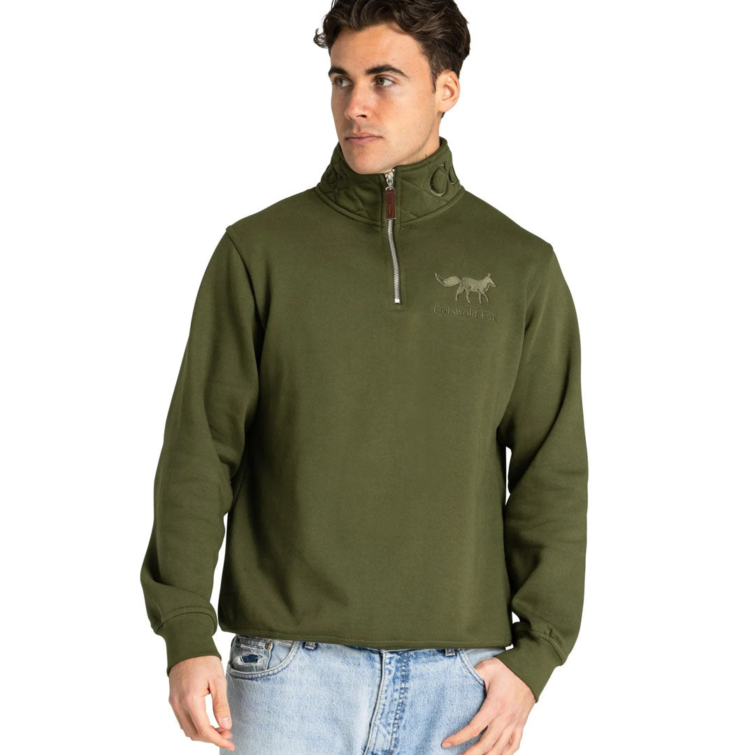 Cotswold Fox Tetbury Quarter Zip Jumper