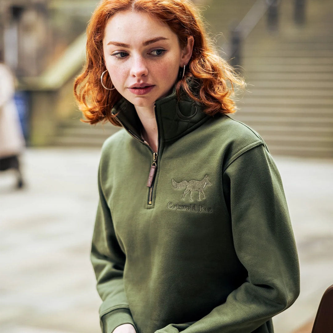 Cotswold Fox Tetbury Quarter Zip Jumper