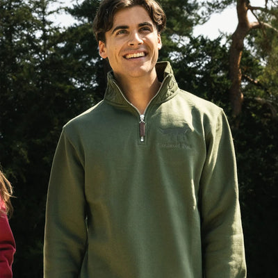 Cotswold Fox Tetbury Quarter Zip Jumper