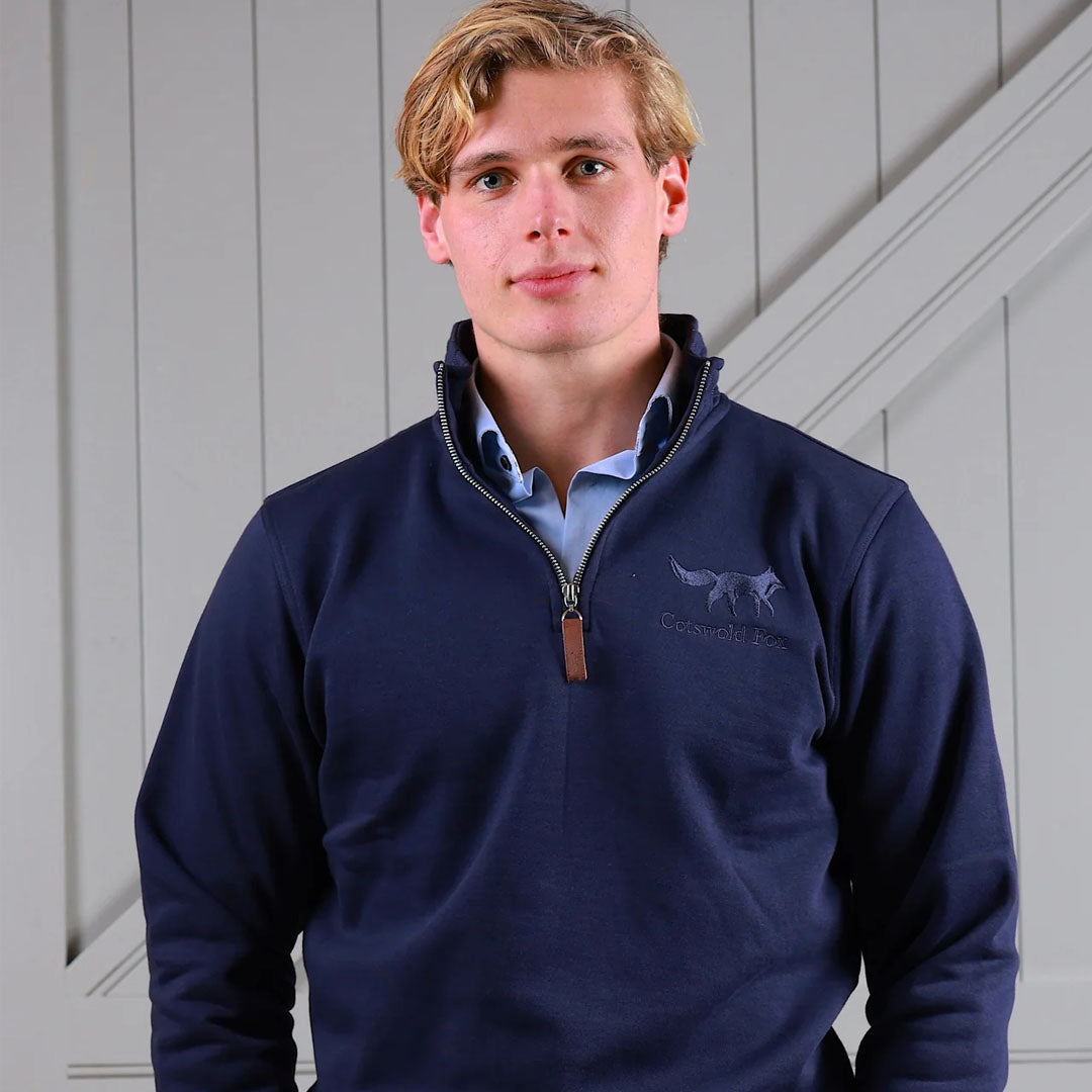 Cotswold Fox Tetbury Quarter Zip Jumper