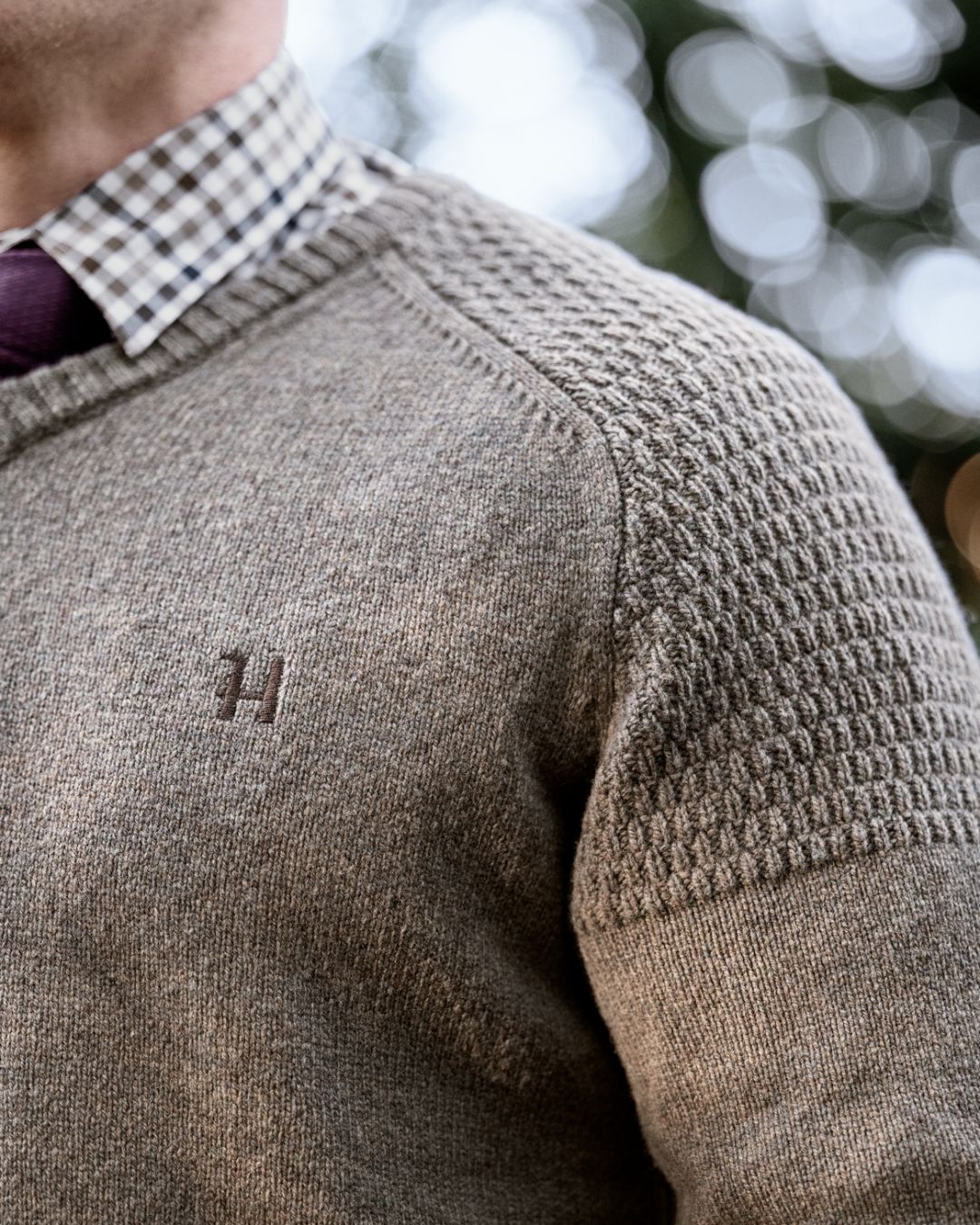 Harkila Vincent Merino V-Neck Pullover