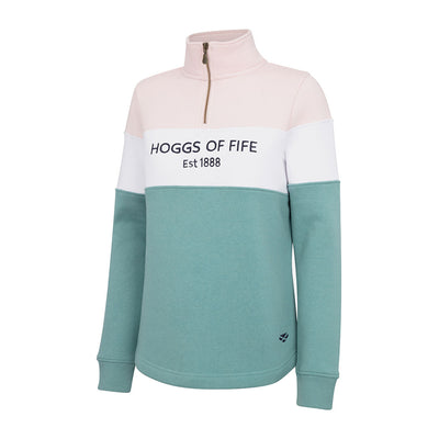 Hoggs Of Fife Dumfries 1888 Ladies 1/4 Zip Sweatshirt