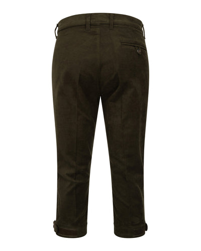 Hoggs of Fife Durness Moleskin Breeks - Olive Green