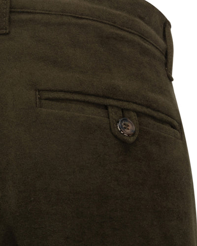 Hoggs of Fife Durness Moleskin Breeks - Olive Green