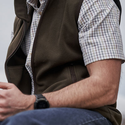 Hoggs of Fife Woodhall Fleece Gilet
