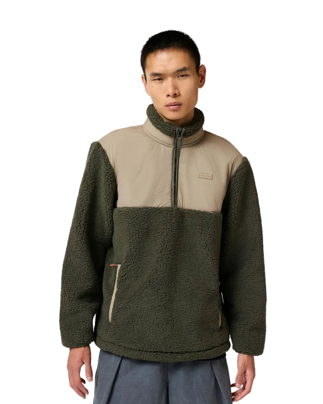 Hunter Elements 1/4 Zip Mens Borg Fleece