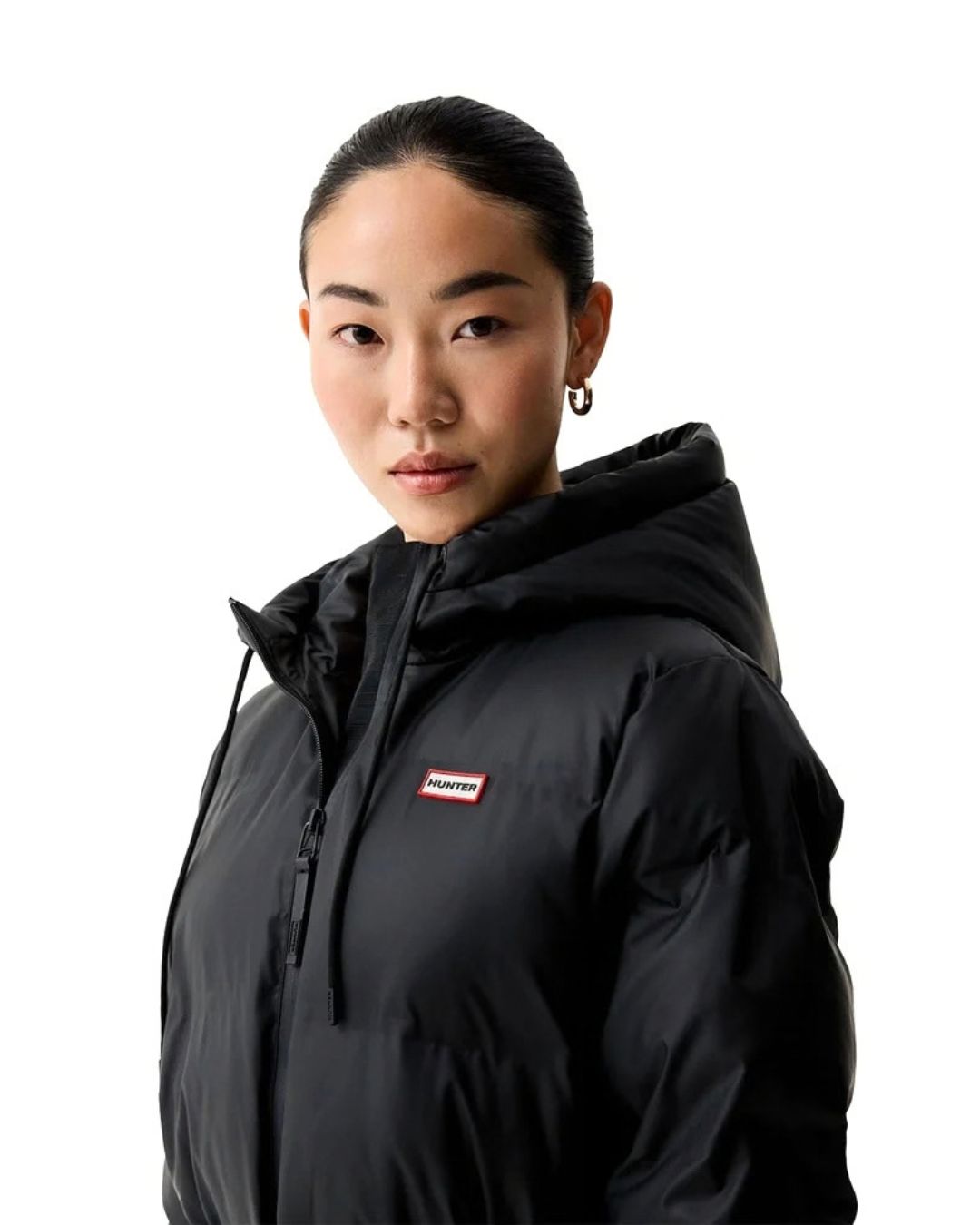 Hunter Hutchison Sonic Welded PU Womens Long Puffer Jacket