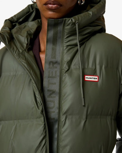 Hunter Hutchison Sonic Welded PU Womens Long Puffer Jacket