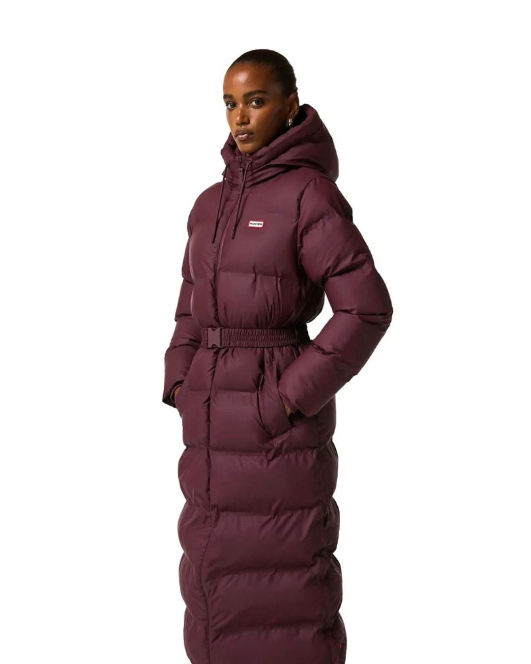 Hunter Hutchison Sonic Welded PU Womens Long Puffer Jacket