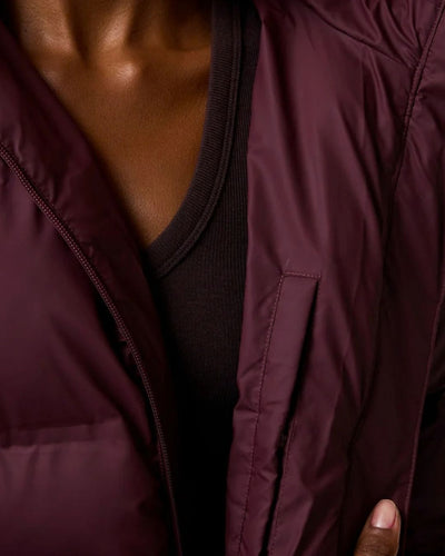 Hunter Hutchison Sonic Welded PU Womens Long Puffer Jacket