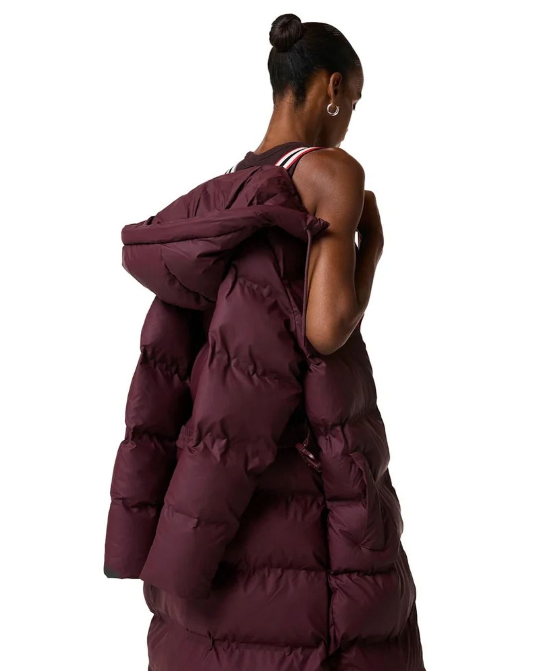 Hunter Hutchison Sonic Welded PU Womens Long Puffer Jacket
