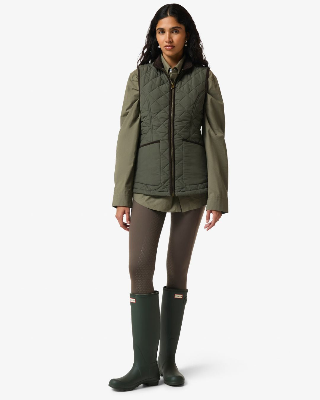 Hunter Original Womens Short Quilted Gilet