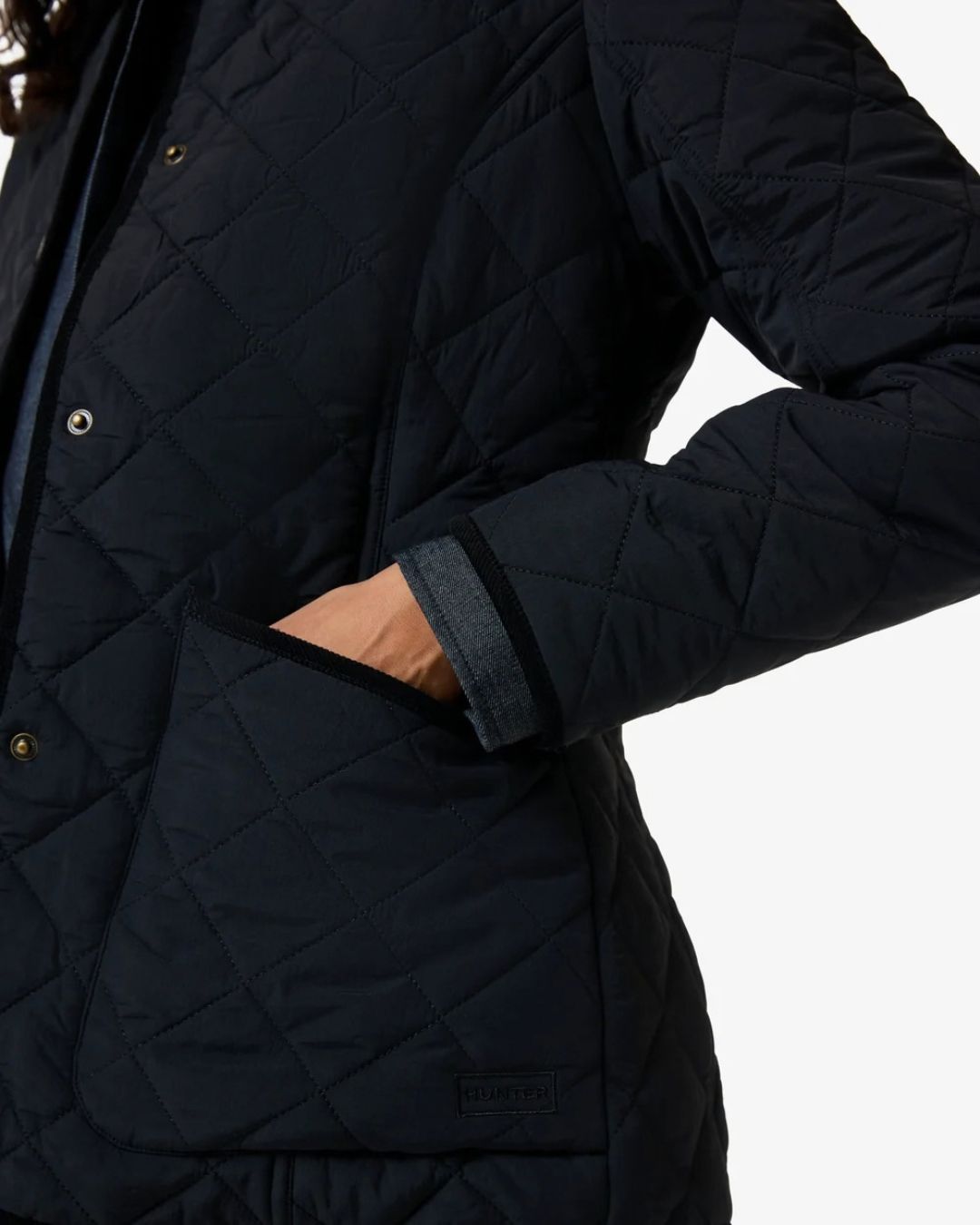 Hunter Originals Womens Fitted Quilted Jacket