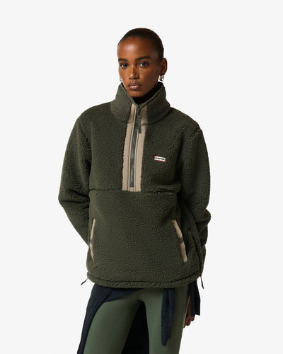 Hunter Tiorga 1/4 Zip Borg Fleece Top