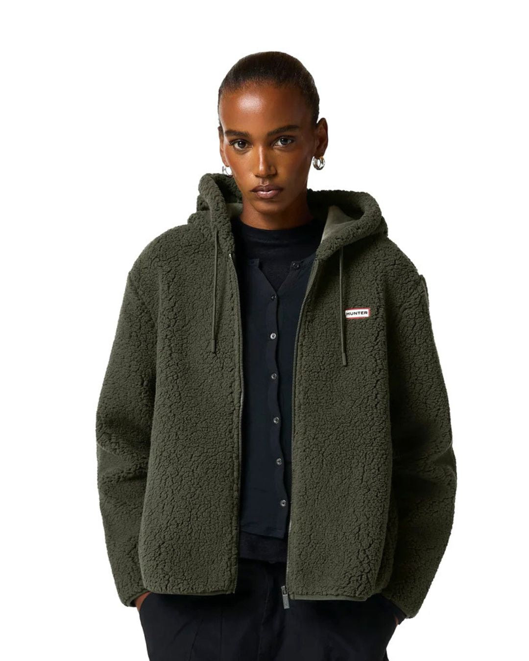Hunter Womens Bonelle Borg Fleece Jacket