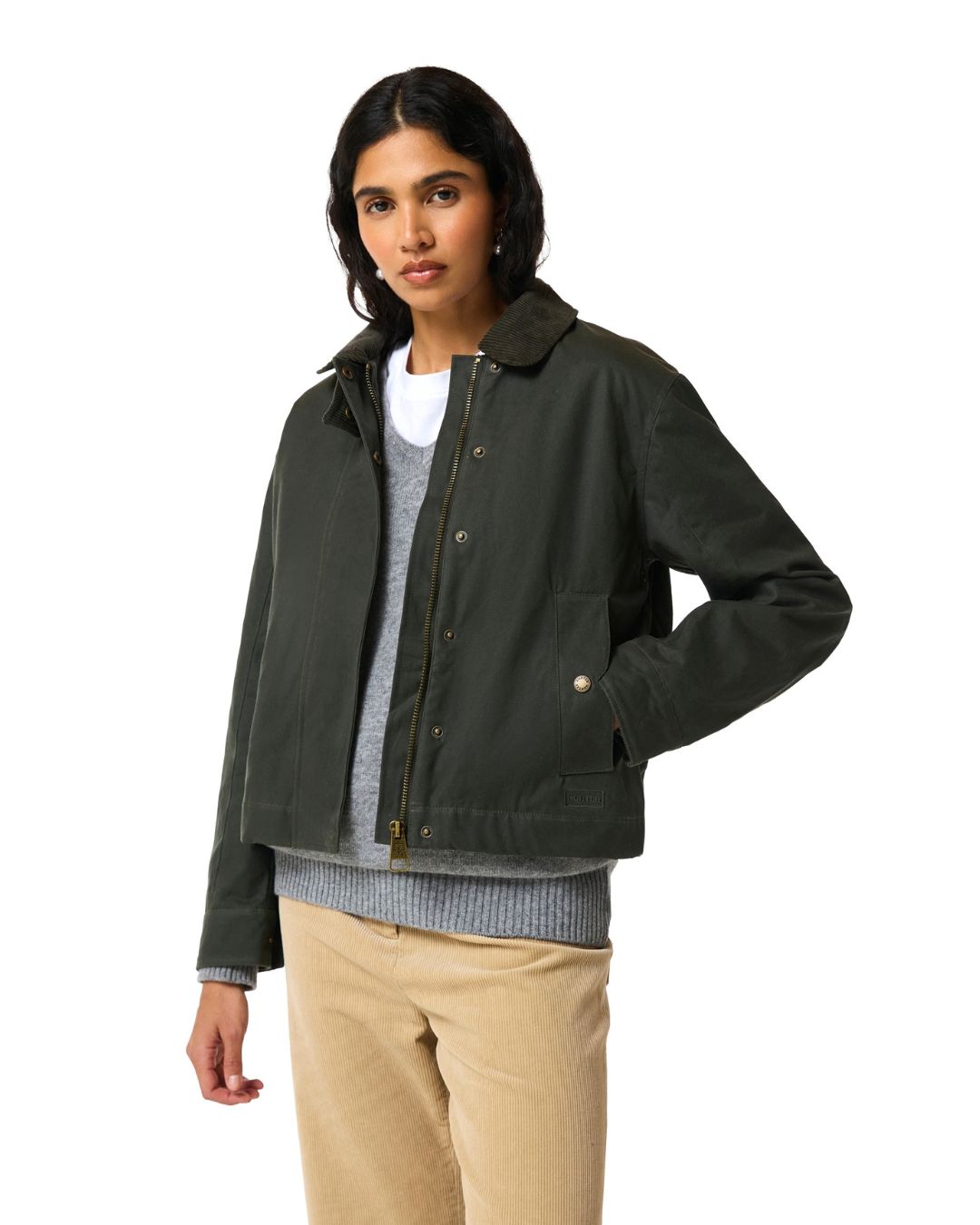 Hunter Womens Leith Waxed Jacket