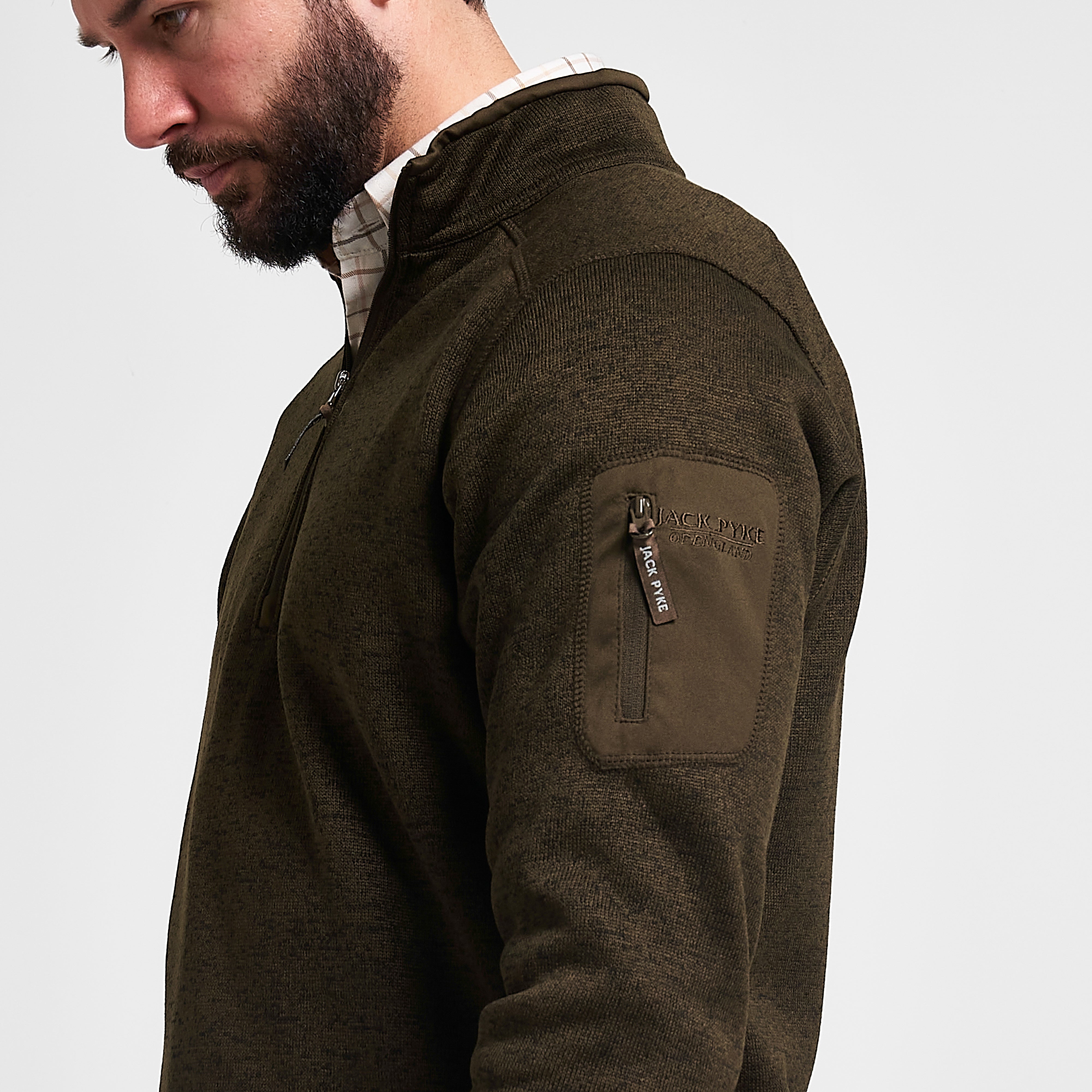 Jack Pyke Melange Quarter Zip Fleece