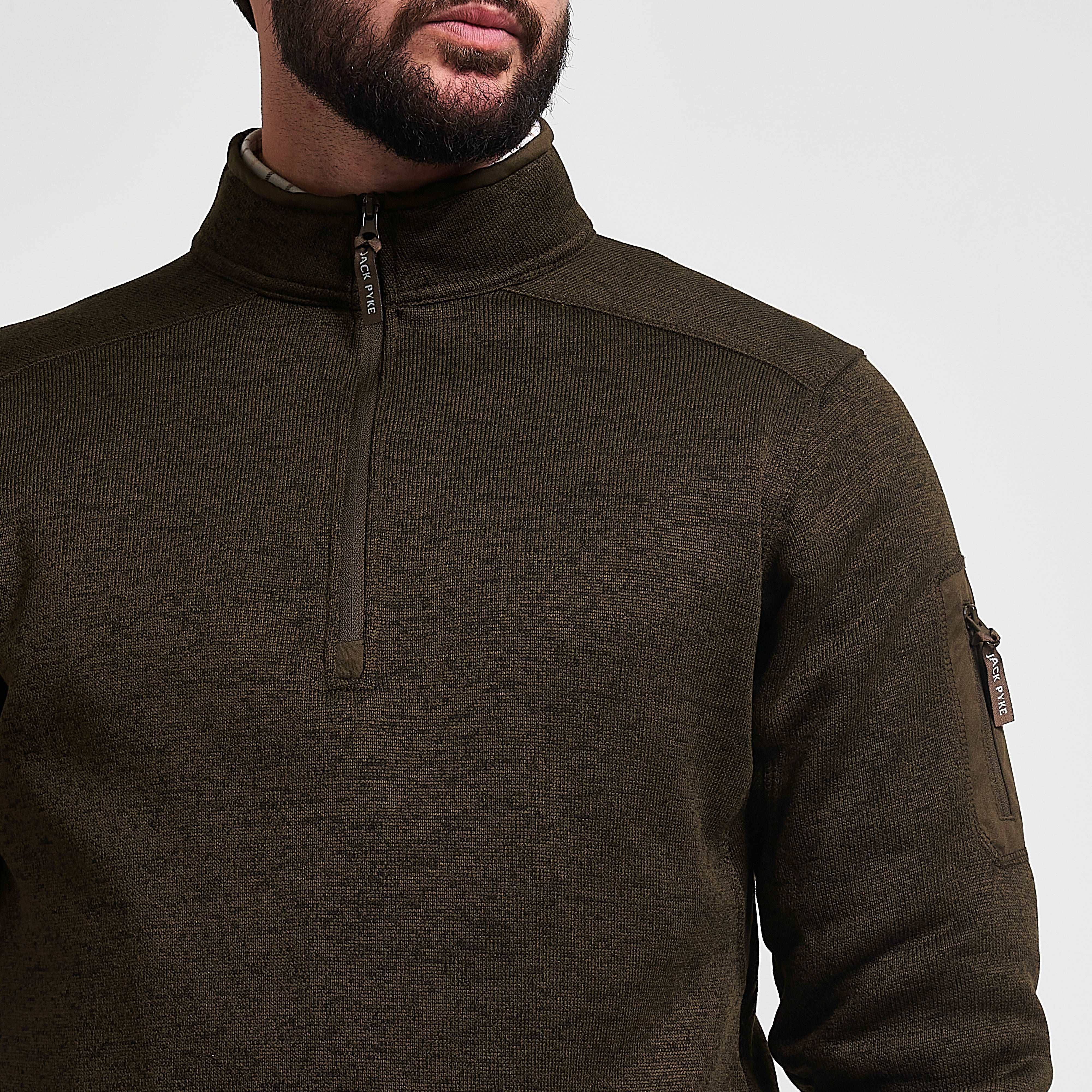 Jack Pyke Melange Quarter Zip Fleece