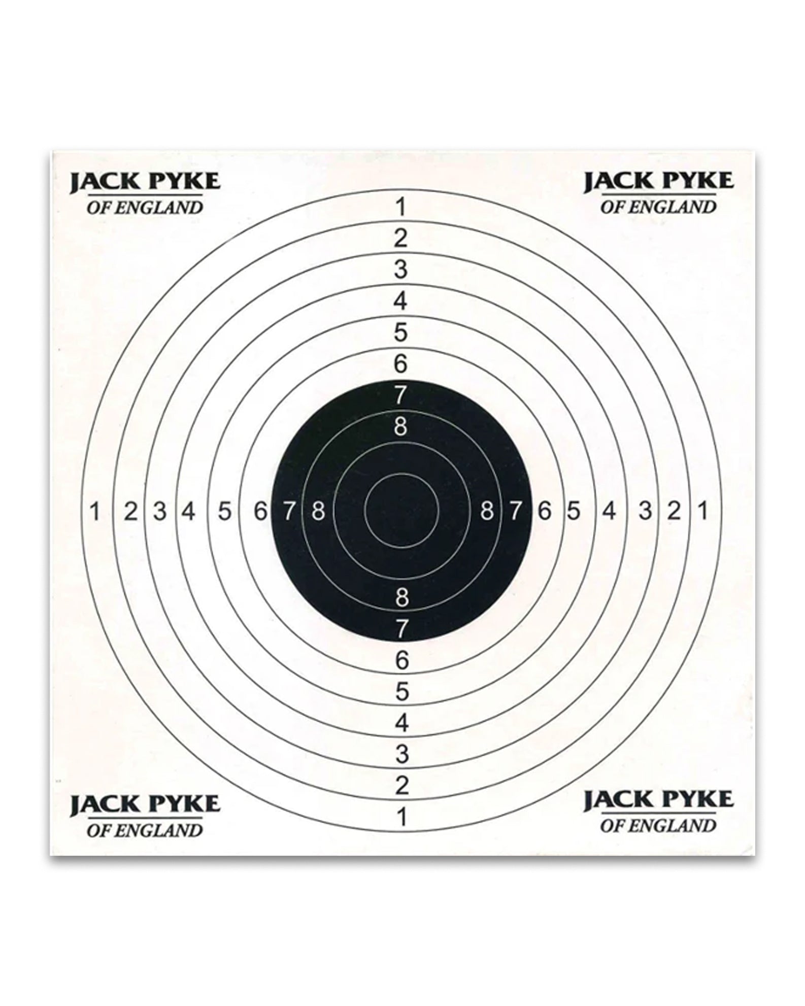 Jack Pyke Paper Targets 140mm X 140mm Pack of 100