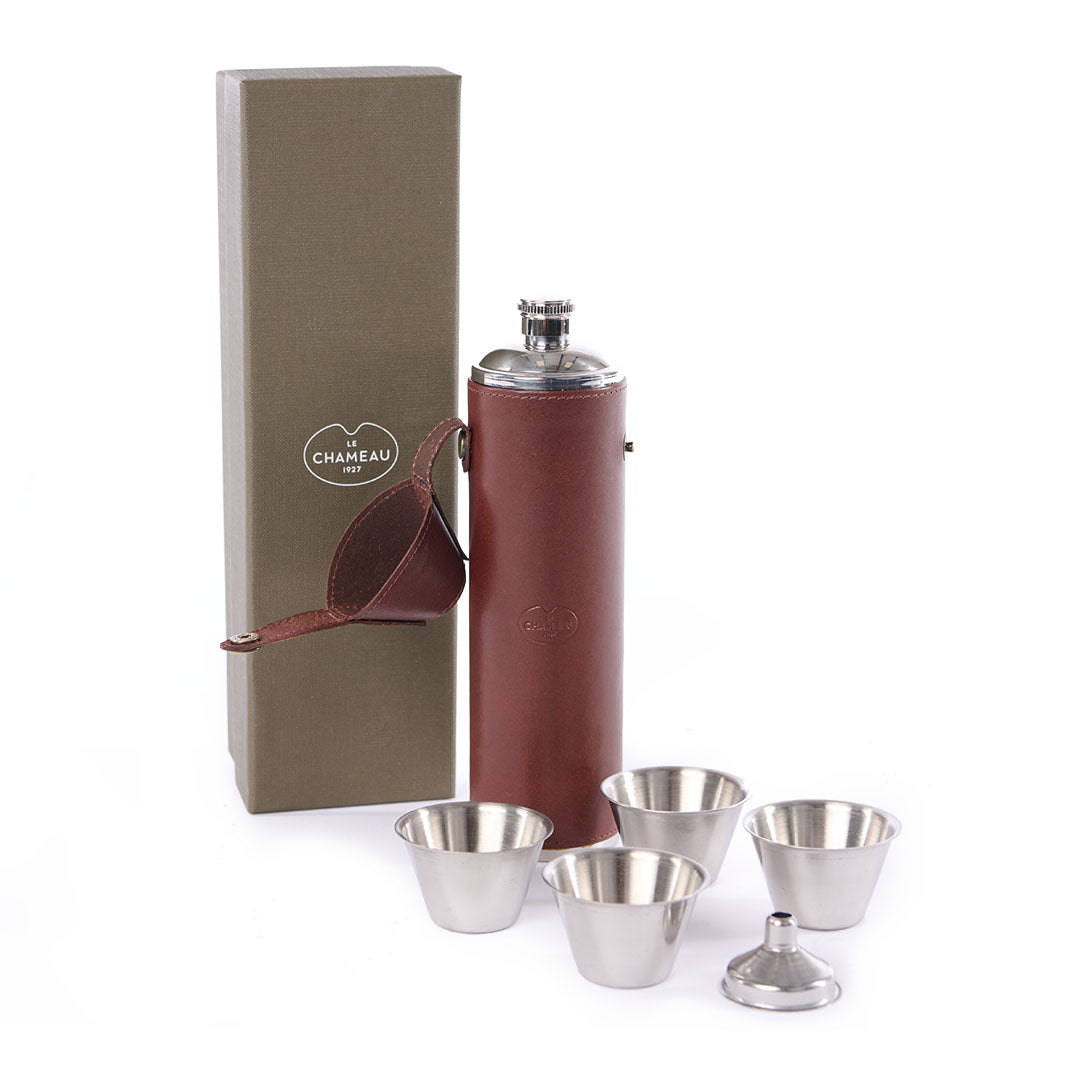 Le Chameau Rounded Hip Flask