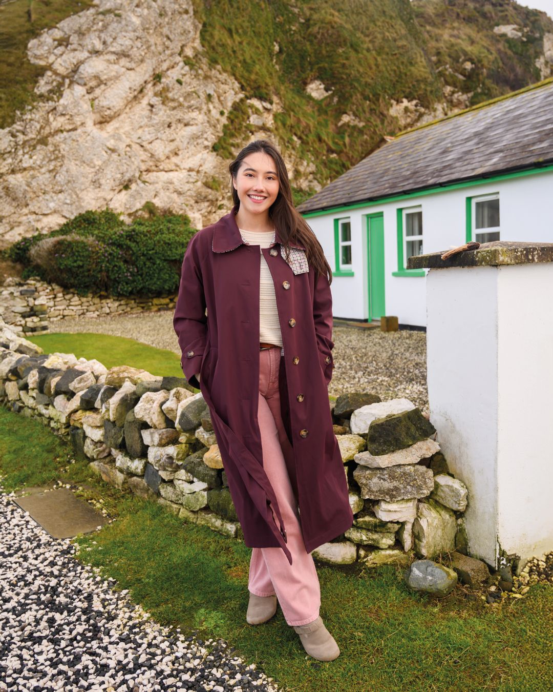 Lighthouse Ladies Harper Trench Coat