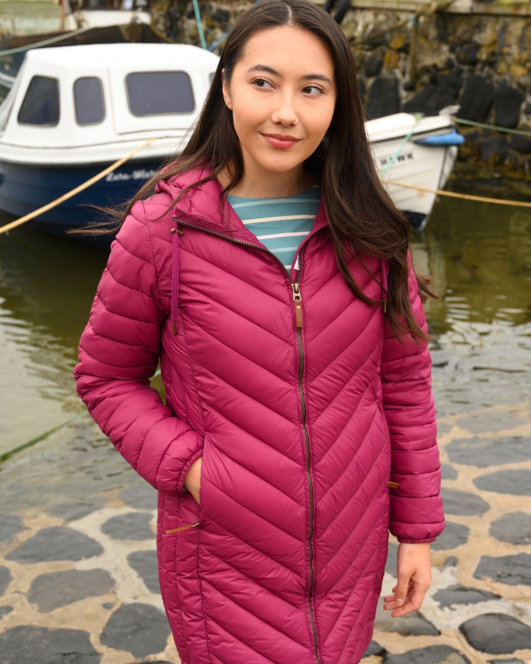 Lighthouse Laurel Ladies Coat