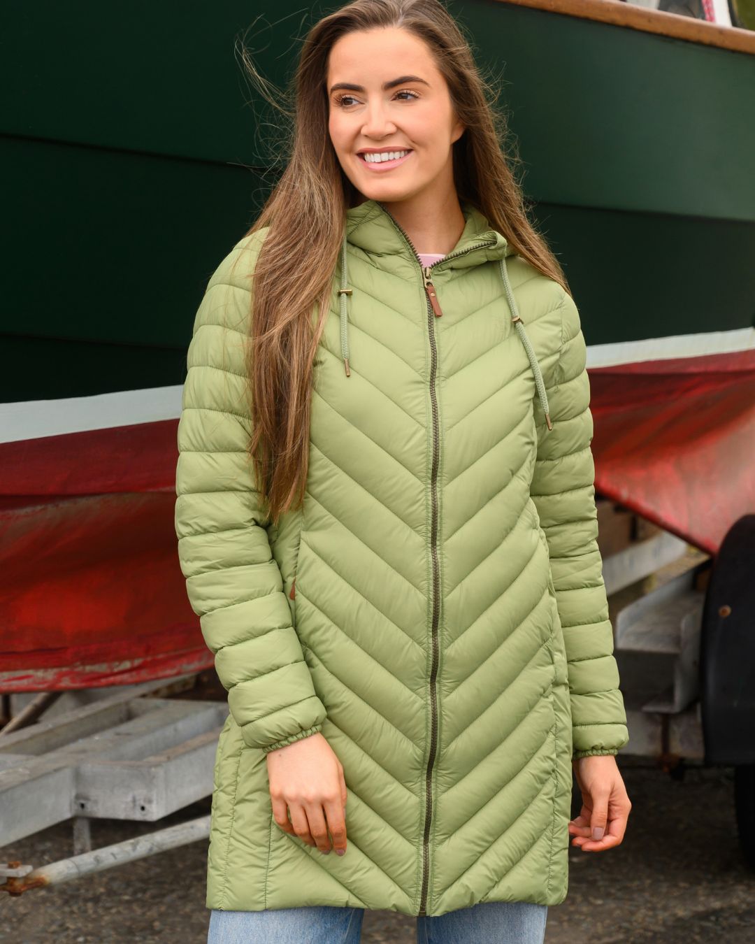 Lighthouse Laurel Ladies Coat
