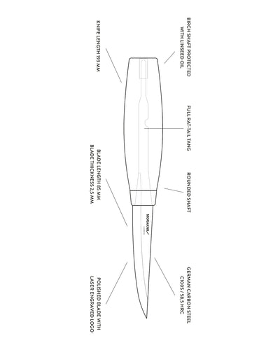 Mora Woodcarving Knife 106 (C)