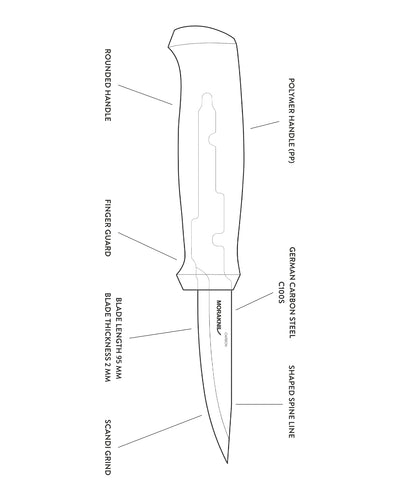 Mora Woodcarving Knife Basic (S)