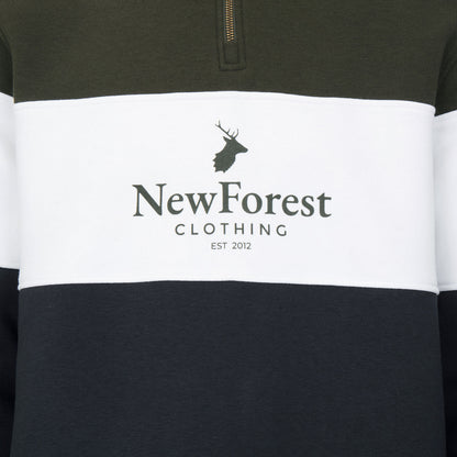 New Forest Heritage Logo Quarter Zip Jumper