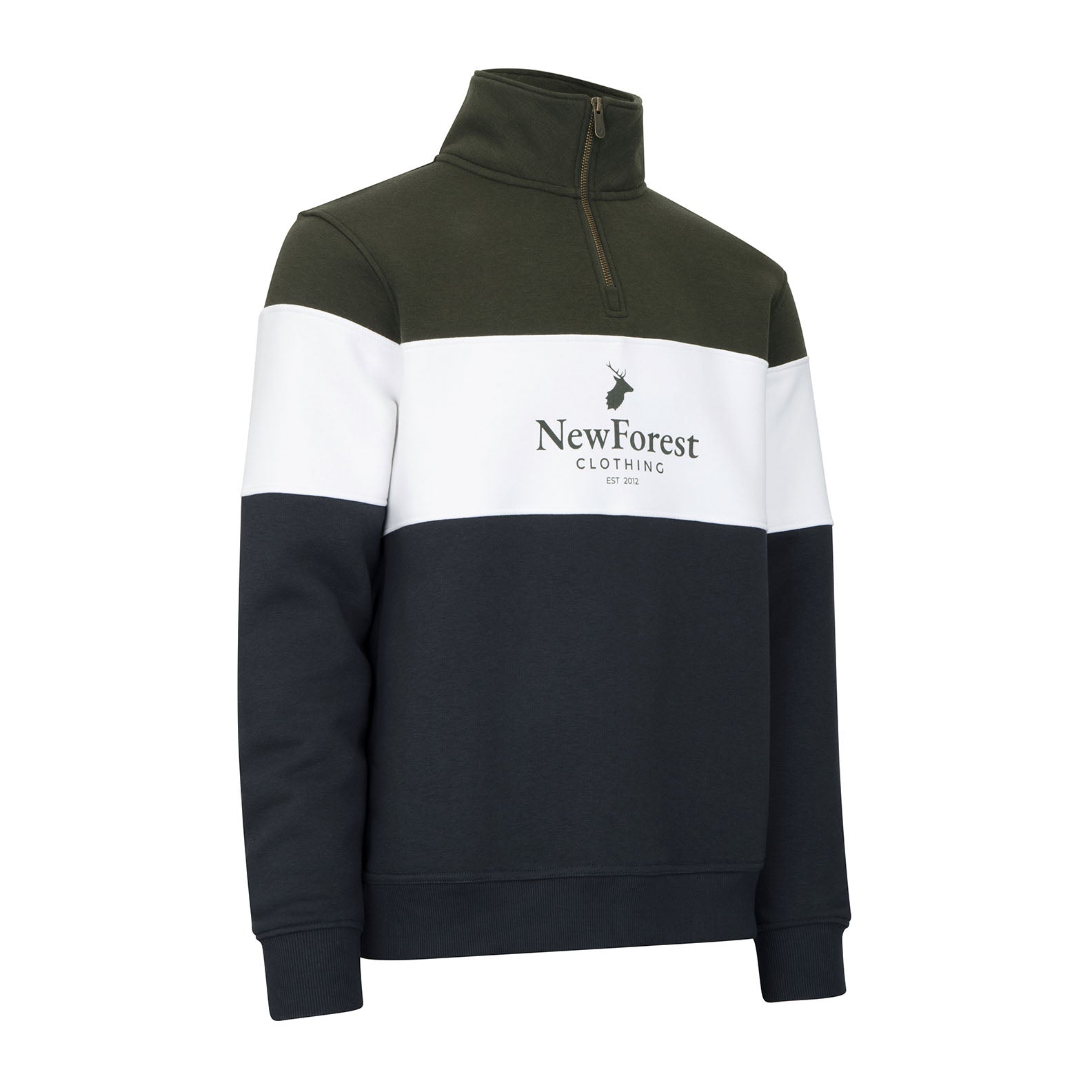 New Forest Heritage Logo Quarter Zip Jumper