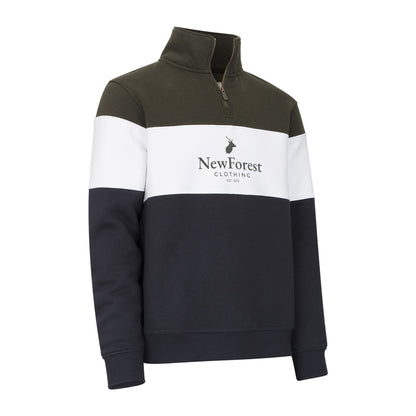 New Forest Heritage Logo Quarter Zip Jumper