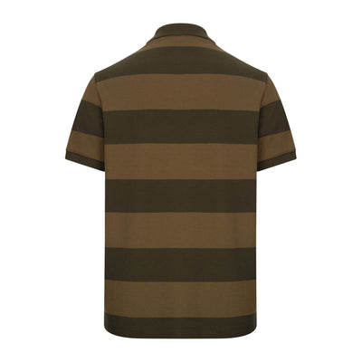 New Forest Striped Pique Polo Shirt