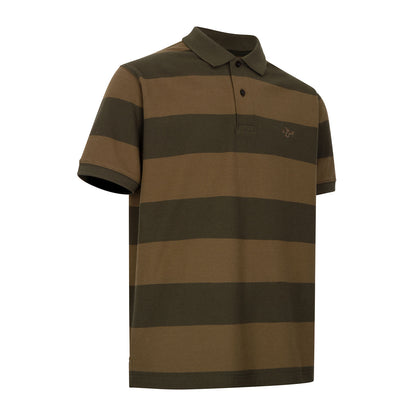 New Forest Stripe Pique Polo Shirt
