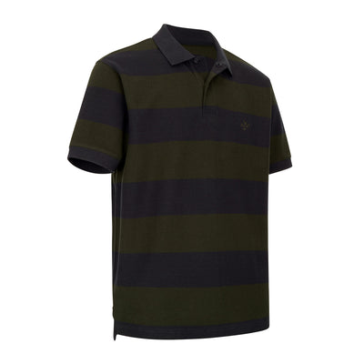 New Forest Striped Pique Polo Shirt