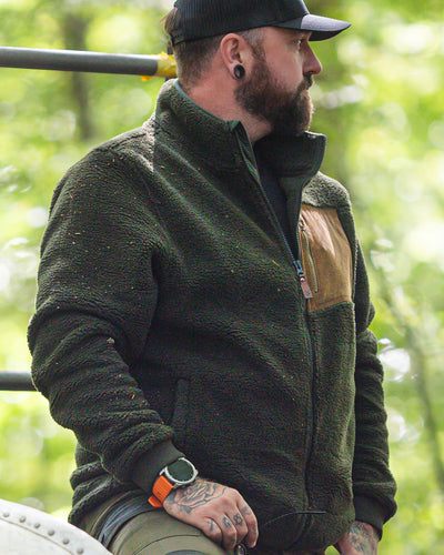 New Forest Fox Fibre Pile Full Zip Fleece
