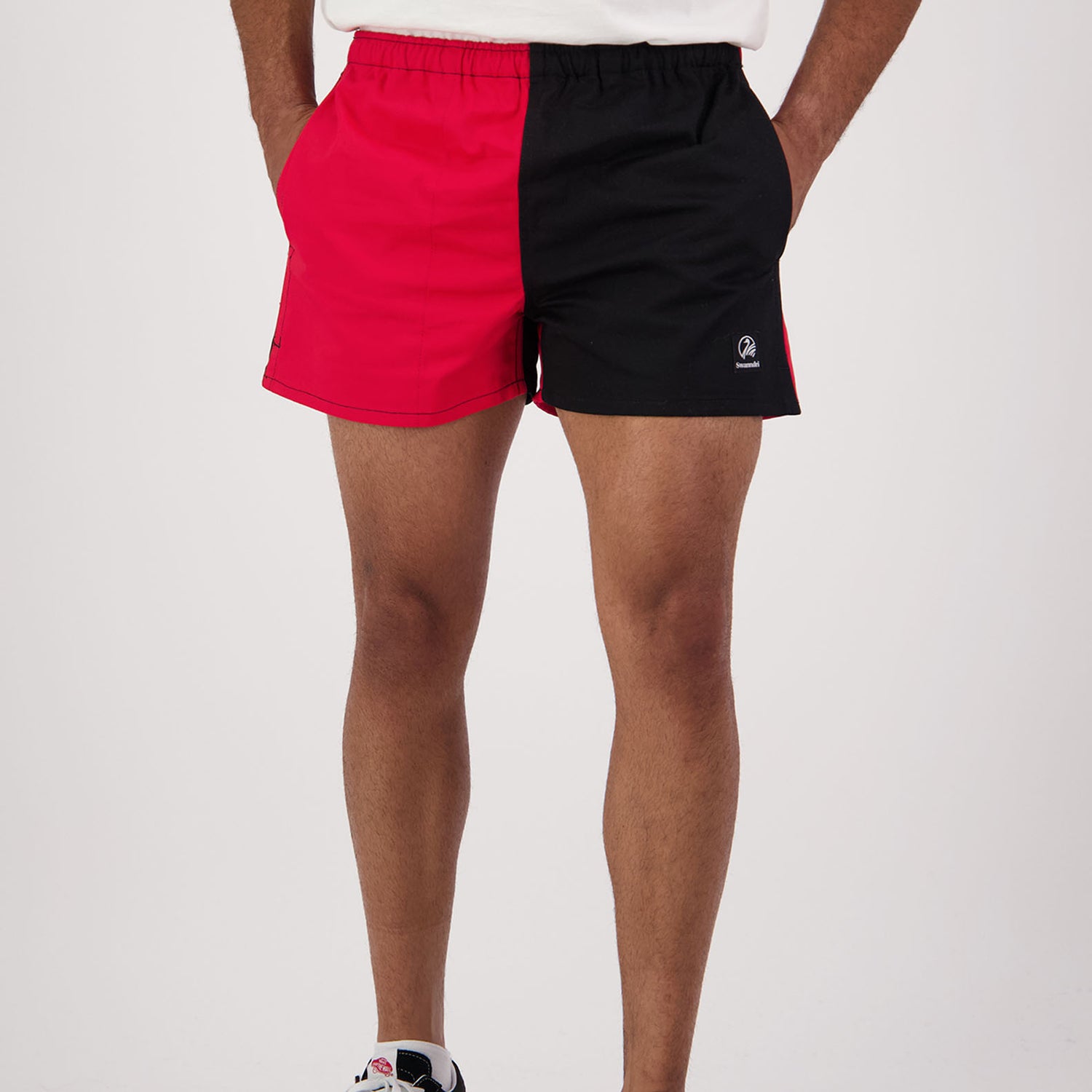 Swanndri Cotton Harlequin Rugby Shorts