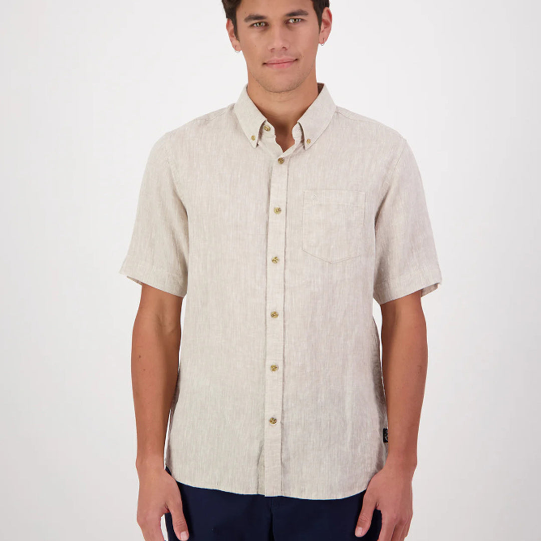 Swanndri Humber Short Sleeve Linen Shirt
