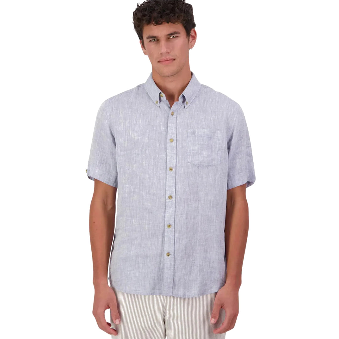 Swanndri Humber Short Sleeve Linen Shirt