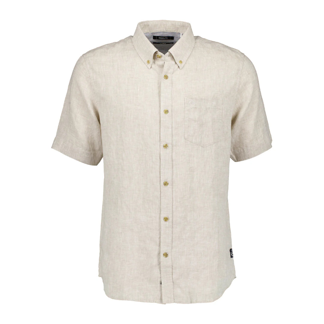 Swanndri Humber Short Sleeve Linen Shirt