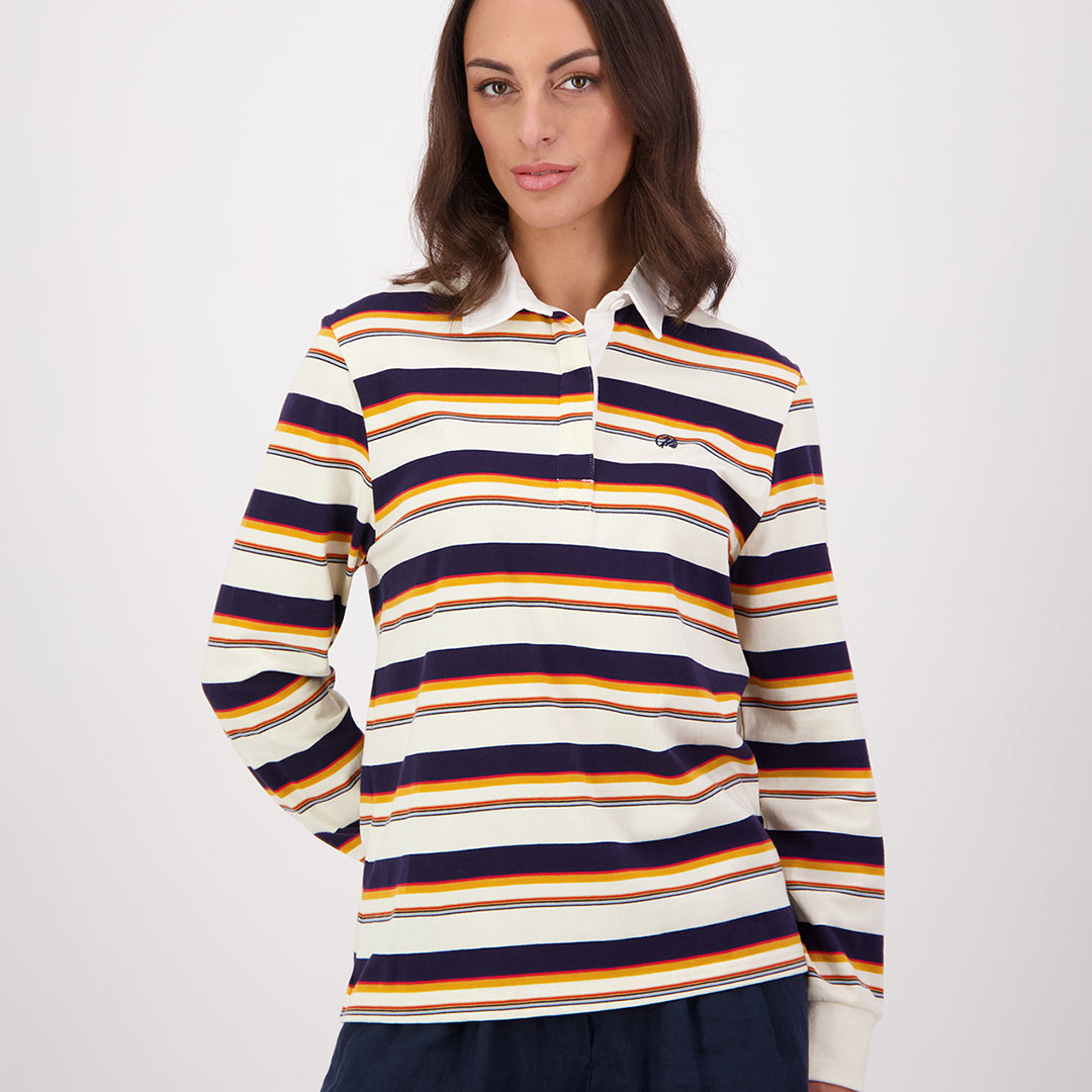 Swanndri Massey Womens Stripe Rugby Shirt
