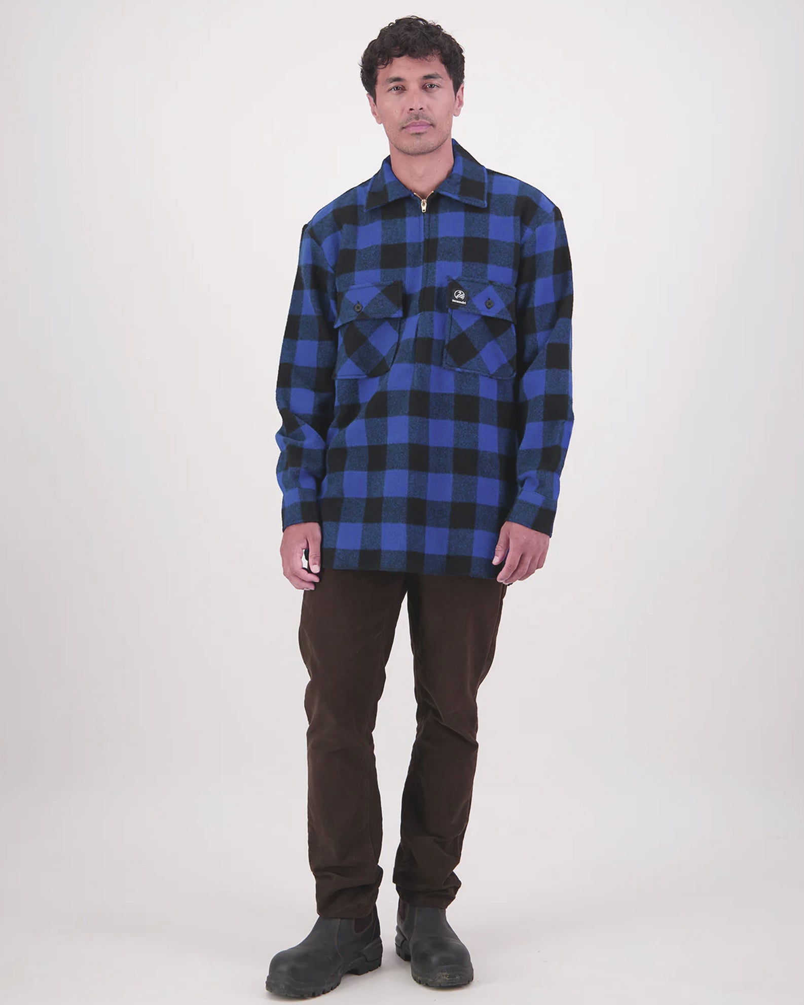 Swanndri Ranger Wool Zip Front Bushshirt